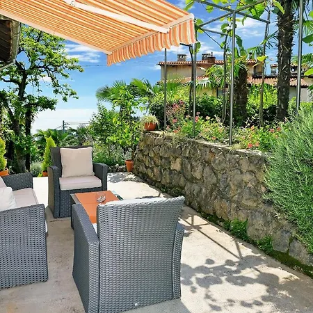 Charming Opatija Getaway W Panoramic Sea Views And Rewarded Garden Exterior photo